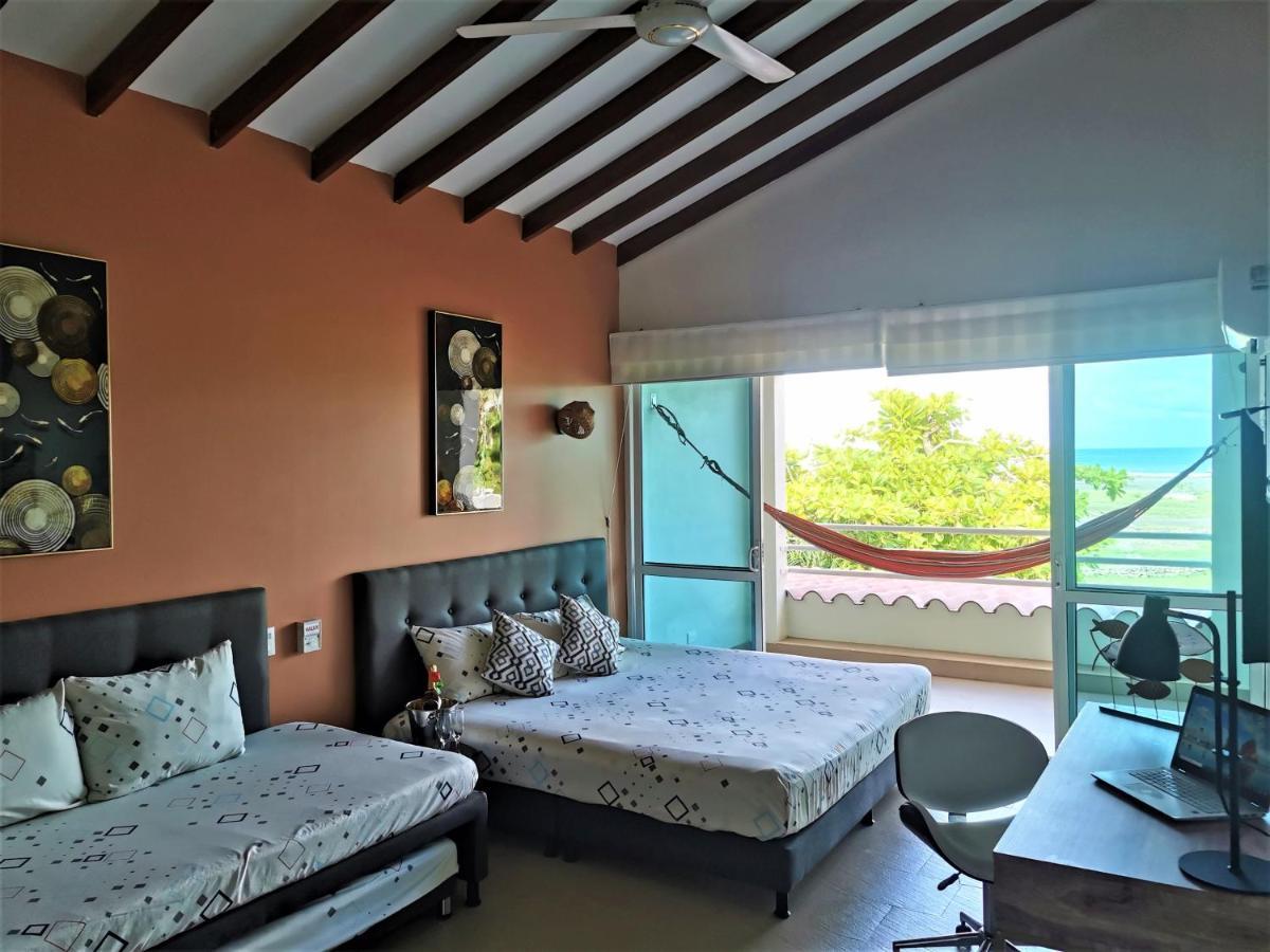 Beach Villa Sol & Mar Cartagena, Beachfront & Private Pool Экстерьер фото